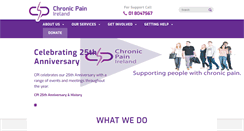 Desktop Screenshot of chronicpain.ie